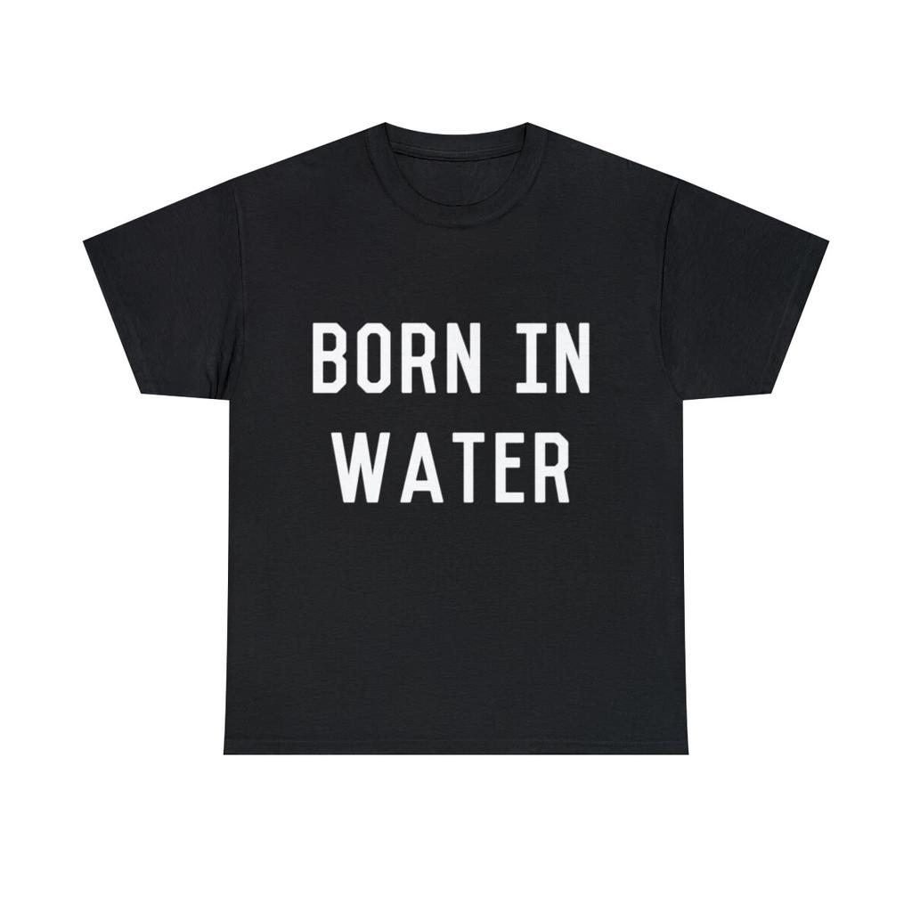 Born In Water Mermaid Beach Bum Graphic Tee Shirt, S-5XL