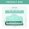 Fromthenon 4 Hole Creative Mushroom Hole Puncher Disc Ring Binding Cutter T-Type Paper Puncher Craft Diy Tool Offices Stationery Quality