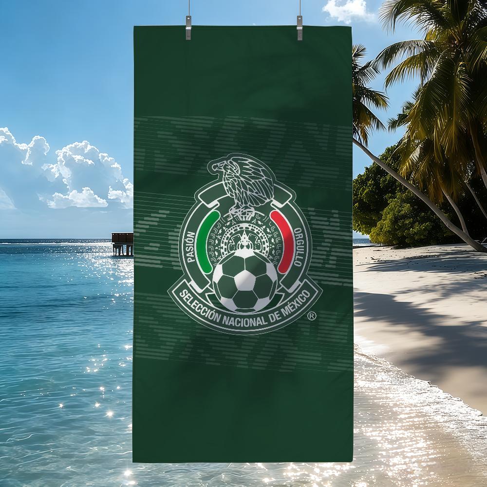 M-Mexican S-Soccer fans Towel Quick Drying Beach Towels Are Suitable For Swimming Pools Camping Yoga And The Gym