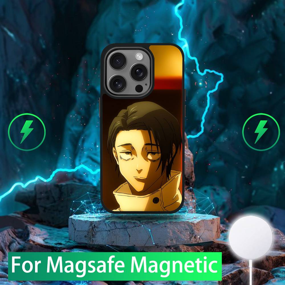 Yuta Okkotsu Jujutsu Kaisen Handyhülle Für iPhone 16,15,14,13,12,11,Pro,Max,Plus,Mini,SE Neu Magsafe Magnetisches Kabelloses Laden