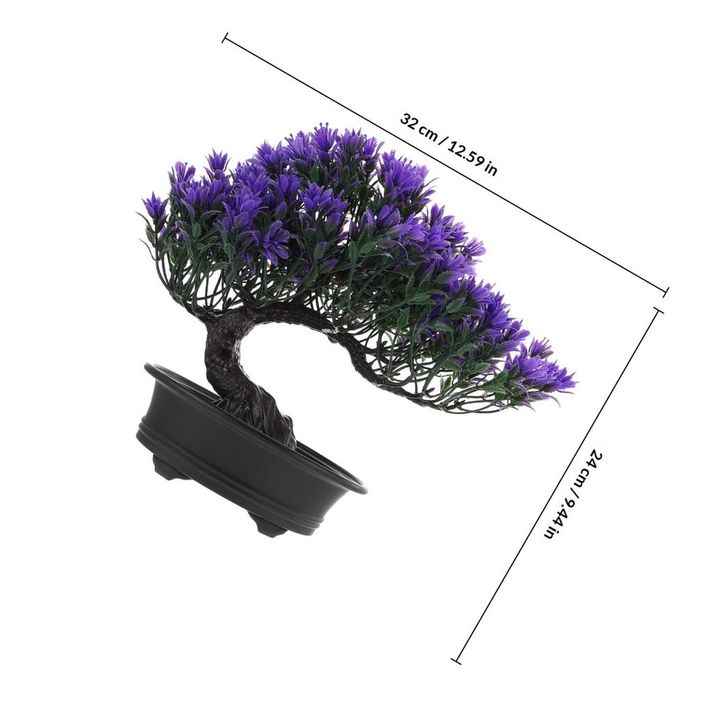 Simulation Bonsai Pine Tree Artificial Plastic Guest Welcoming Tree Realistic Home Decoration Photo Prop Greenery