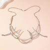 Irregular Titanium Steel Mask Gothic Punk Metal Mechanical Alien Fluid Face