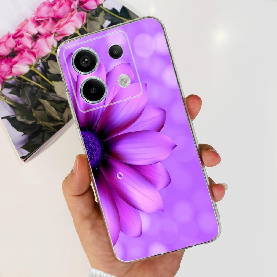 For Xiaomi Poco X6 Pro 5G Case Cute Cat Butterfly Painted Cover Soft Silicone Phone Case For Xiaomi Poco X6 Pro PocoX6 5G Fundas