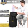 Backpack Laundry Bag, 115L Heavy Duty Extra Large College Laundry Backpack, Dirty Clothes Bag with Shoulder Straps, Laundry Hamper Bag with