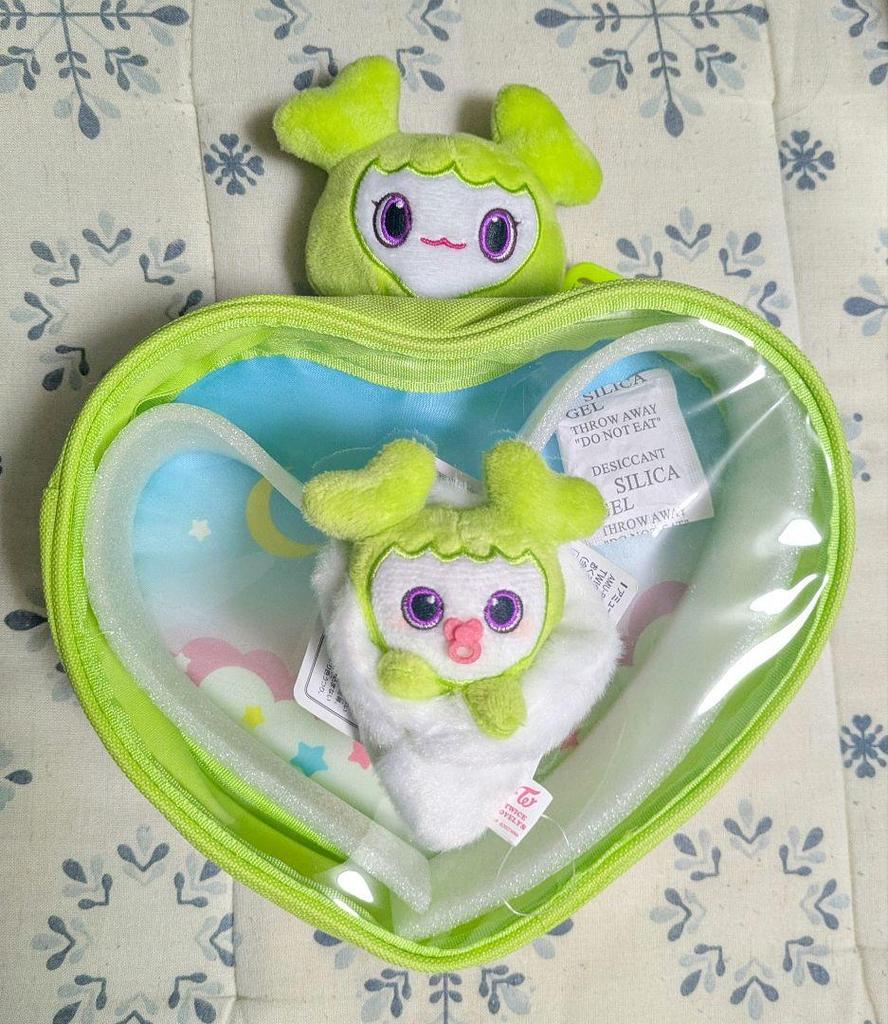 [USED] Twice Jeongyeon Pyokokyun Body Bag & Swaddling Cloth Mascot (2 Types)
