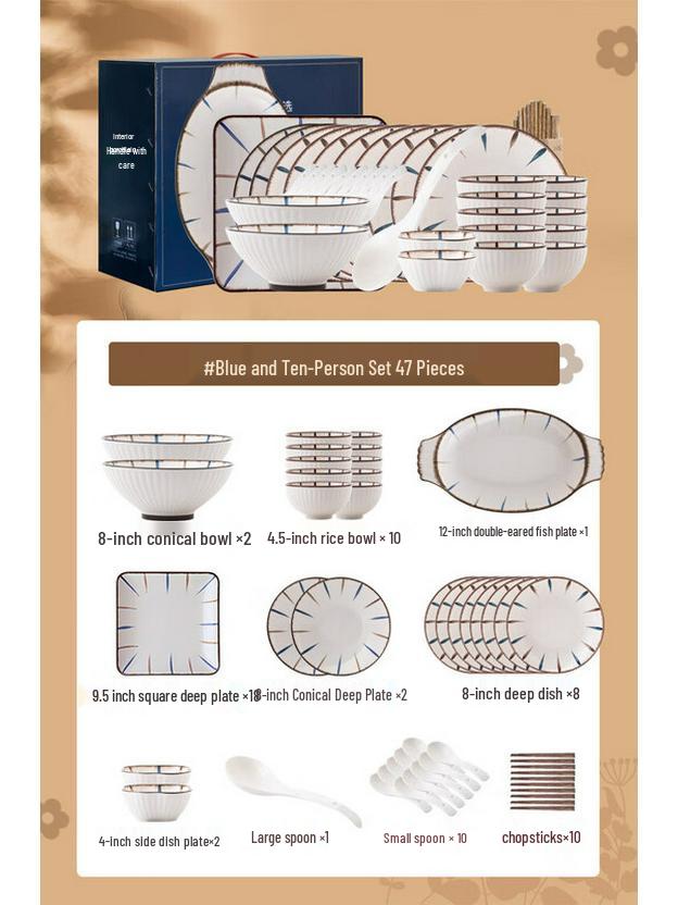 

Morde Lanka Japanese Ceramic Dinnerware Set