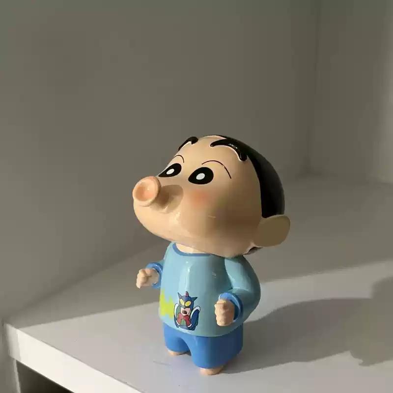 New Crayon Shinchan Cartoon Anime Action Figure Kawaii Desktop Decoration Model Doll Creative Collectible Toy Kids Girls Gifts