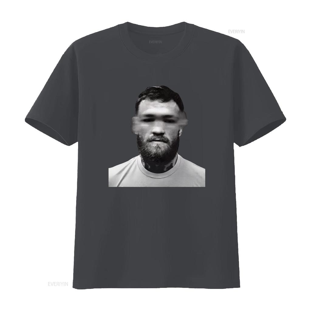 Conor McGregor Mugshot Fashion Heavy Cotton T Shirt Stylish and Comfortable for All Vintage Washed Unisex Graphic Fashion