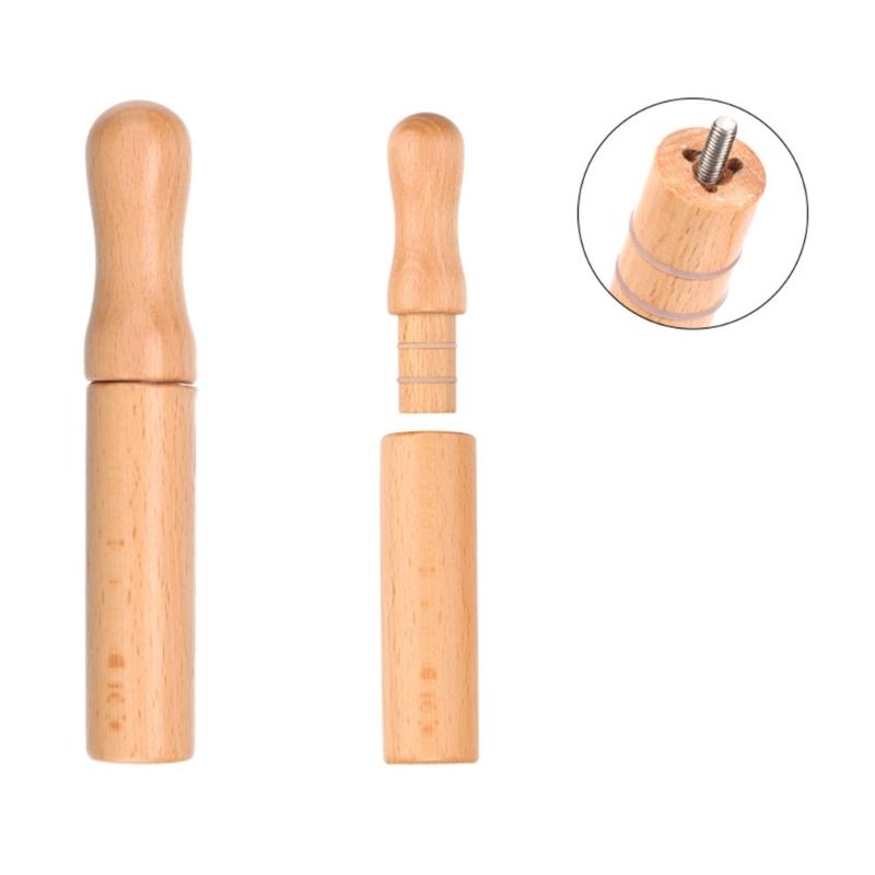 Felting Needle Wood Handle Felting Needle Tool with Felting Needle Embroidery Punching Tool MultiplNeedle Felting Handle