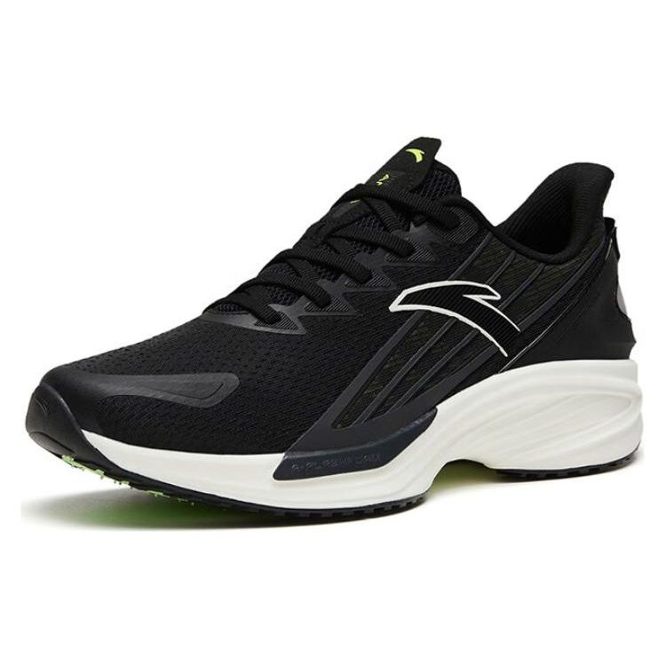 Anta Running Shoes 3rd Generation Non-Slip Wear-Resistant Shock Absorption Low-Top Men Sneakers Black 112325585-2