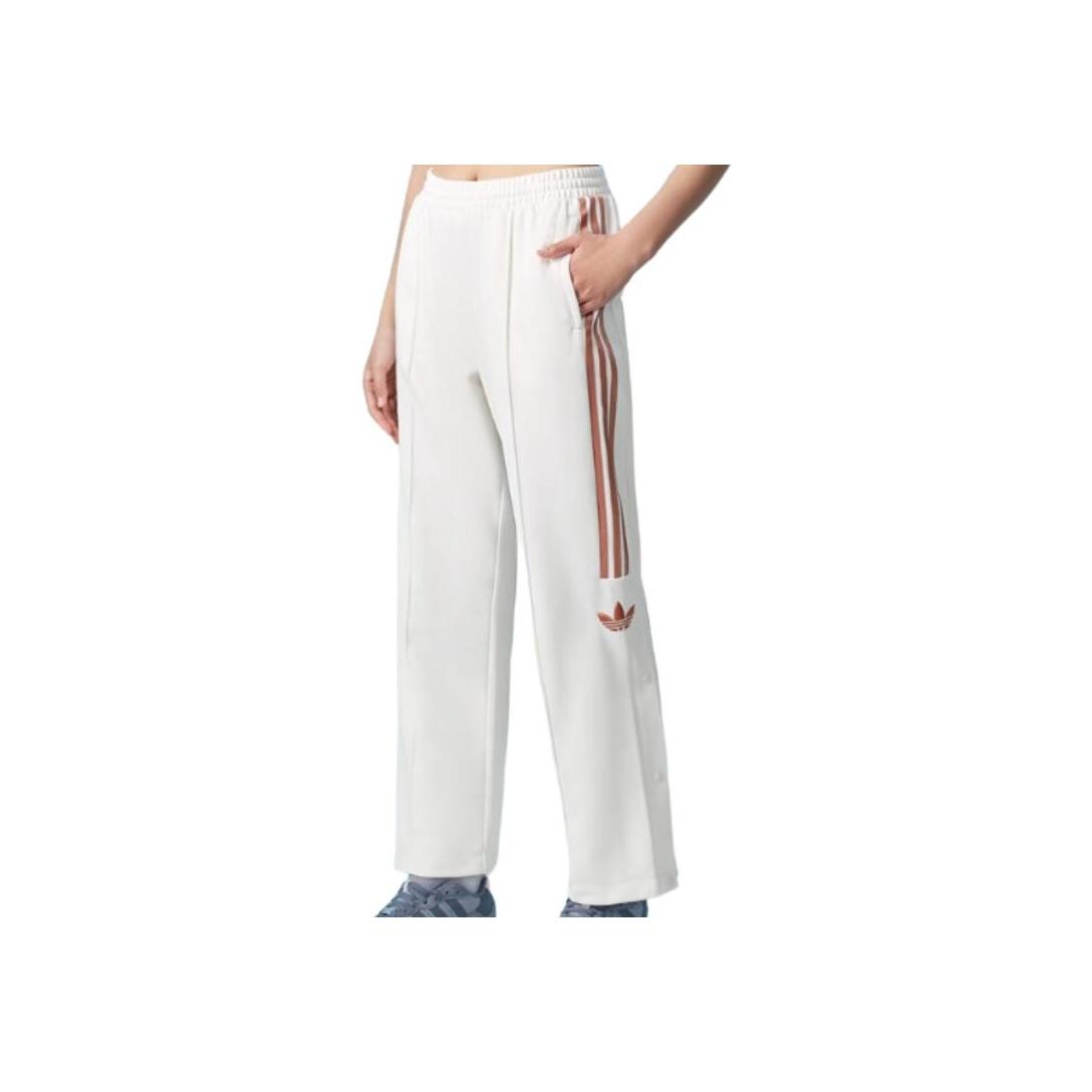

Adidas Оригинальные ретро спортивные пэчворк свободные удобные дышащие трикотажные спортивные штаны женские брюки ярко-белые JI7541 M