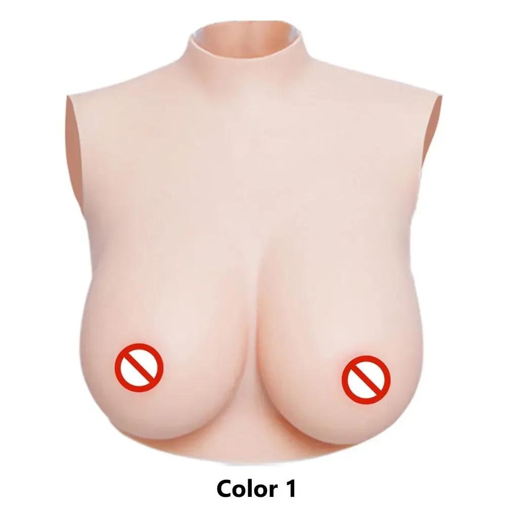 Realistic Silicone Breast Forms Fake Boobs Enhancer for Crossdressers Drag Queens Shemales & Transgenders