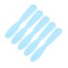 5pcs Dental Plastic Plaster Spatulas Mixing Knife for Alginate Impression Plaster Materials Light