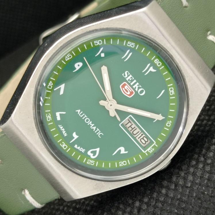 

Б/У винтажные часы SEIKO 5 AUTOMATIC 6309A JAPAN MENS D/D ARABIC WATCH 608h-a316741-2 SKU608h-a316741