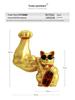 Robust Cat Figurine: Strong, Good Luck Welcoming Gift for Shops with Functional Cash Register Ornament