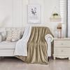 Thick Polyester Plush Fleece Blanket With Double Layer Warmth For Home Use Sleep