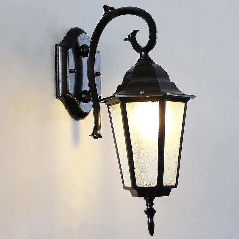 Retro Waterproof Outdoor Wall Light for Balconies, Courtyards, and Staircases - American/European Style