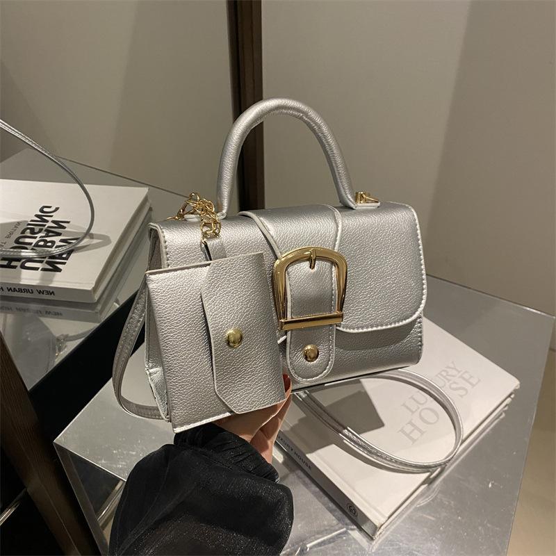 Personality Beautiful Foreign Style Small Square Bag 2025 New Simple Retro Handbag Trendy Foreign Style Crossbody Shoulder Women's Bag