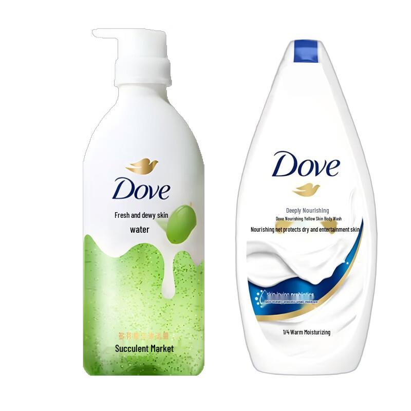 Dove Essence Body Wash Green Grape & Soy Milk Scent Set