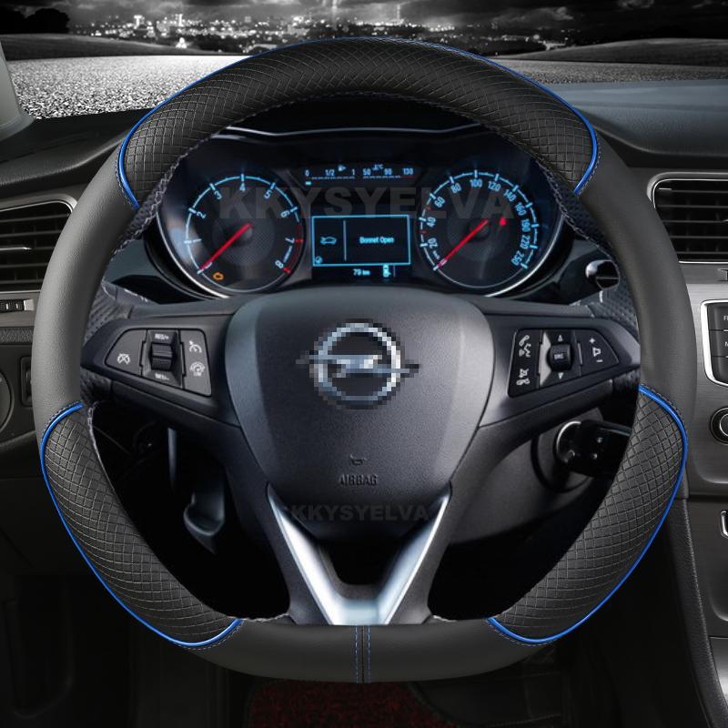 Car Steering Wheel Cover For Opel Astra (K) Corsa (E) Karl 2014-2022 Crossland X Grandland X Insignia 2017-2022 Auto Accessories