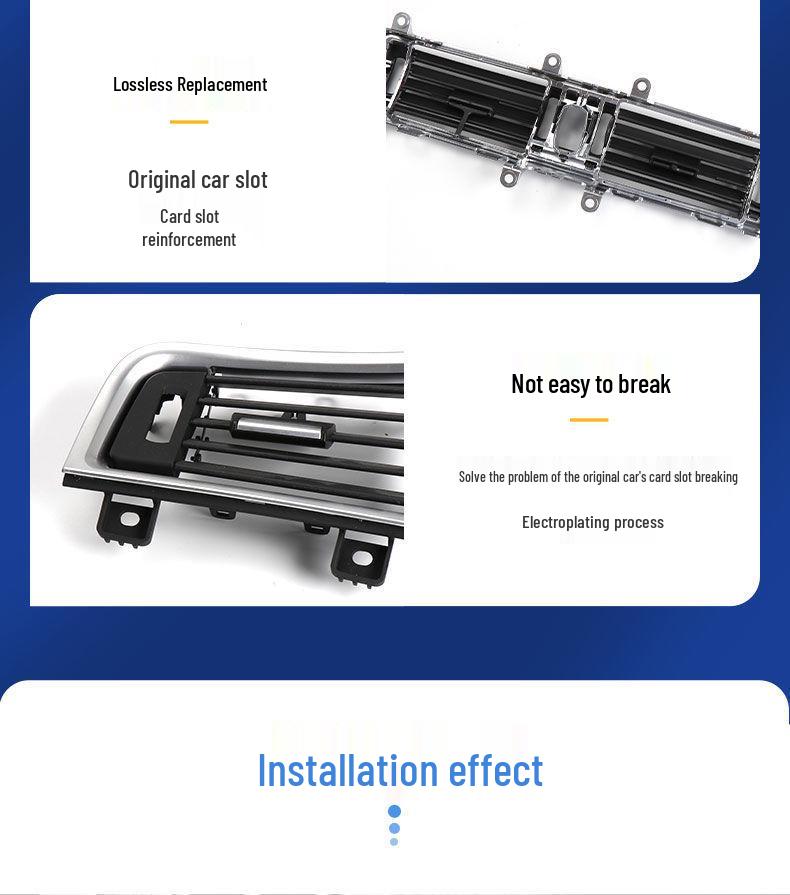 BMW 5 Series GT Rear Air Conditioning Vent Panel for 528GT/535GT F07