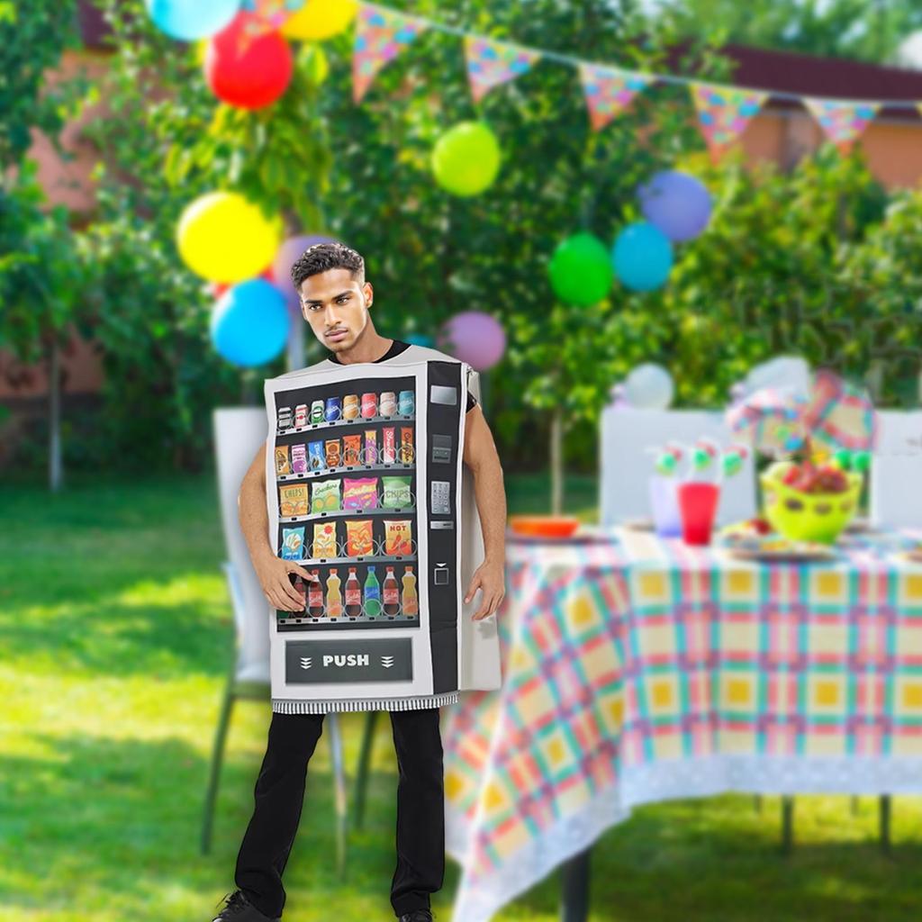 Vending Machine Costume Halloween Props Dress up Fancy for Masquerade