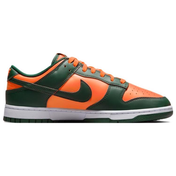 New Nike Dunk Low Retro Miami Hurricanes DD1391-300