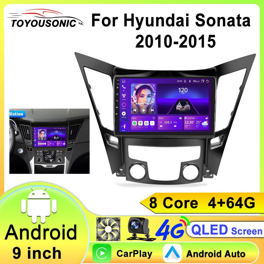 

Для Hyundai Sonata YF Android All-in-one 2010 - 2015 Автомобильная радиосистема с мультимедийной системой, навигацией GPS, без 2-динового DVD-плеера BT 8 core 4GB+64GB