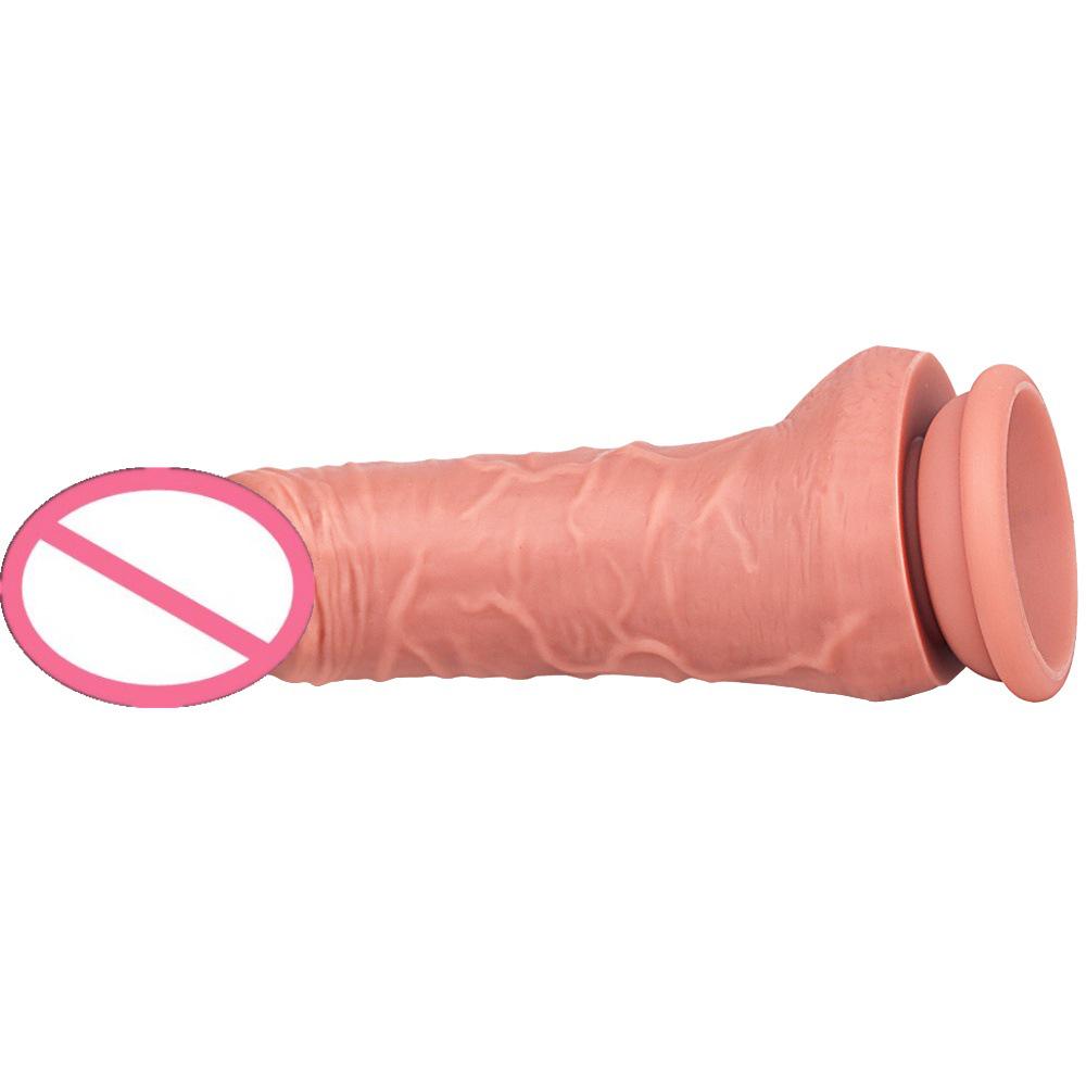 Mini Silicone Double-Layer Steel Dildo for Women - Realistic Adult Masturbator