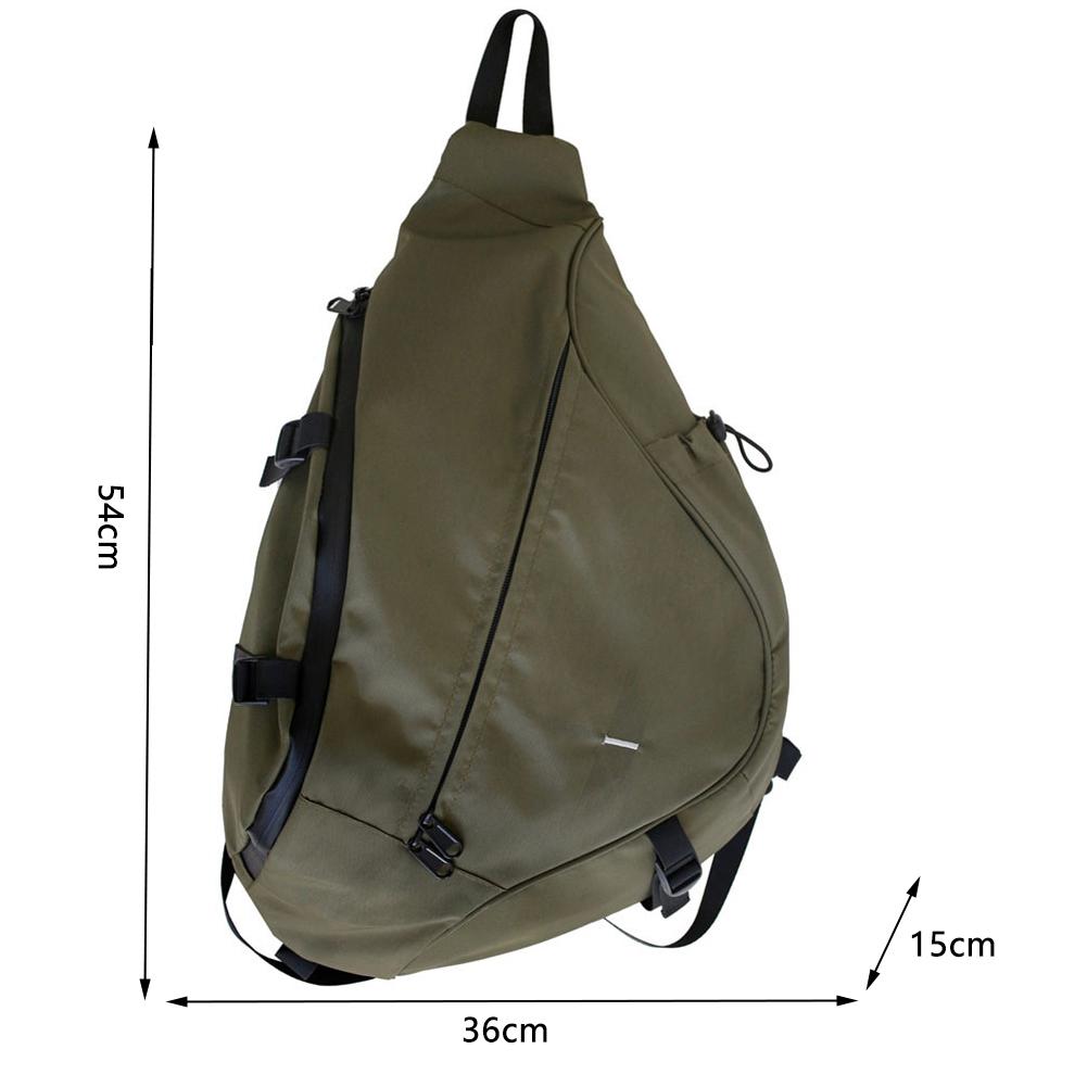 Men's Shoulder Nylon Waist Packs Sling Bag Crossbody Sport Outdoor Shoulder Chest Bag Pack Daily Picnic Messenger Bag