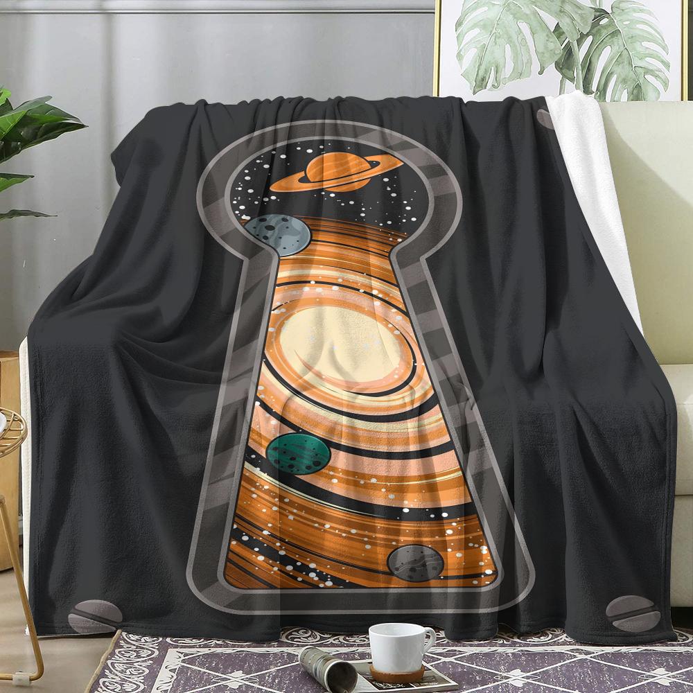 Gateway to the Cosmos Throw Soft Flannel AC Blanket Lightweight Summer Nap Throw Cozy Blanket for Sofa Bed Travel Home