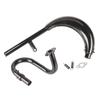 Split Pipe Exhaust Muffler For 2 Stroke 50cc 66cc 80cc 100cc Engine Gas Motorized Bicycle Motor Bike Parts