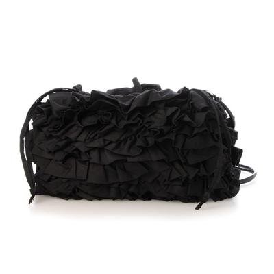 Kashkash Cotton Frill Shoulder Bag, 01-00-82060, Women's, Black