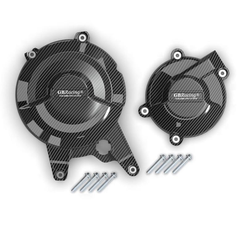 Husqvarna Black/White Arrow 701 Engine Anti-Fall Side Protection Cover (2018-2020 Models)