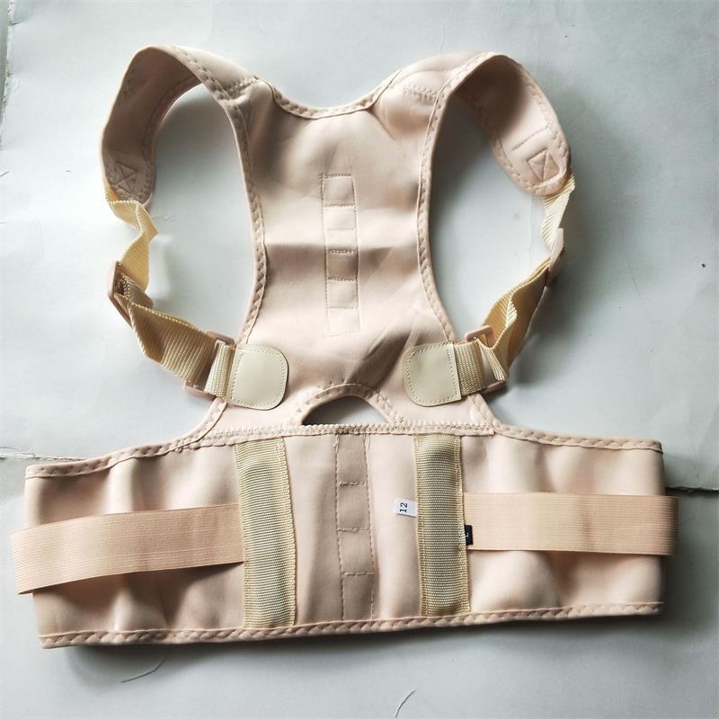 

Magnetic Posture Corrector Belt for Adults - Hunchback & Spine Support Medium бежевий