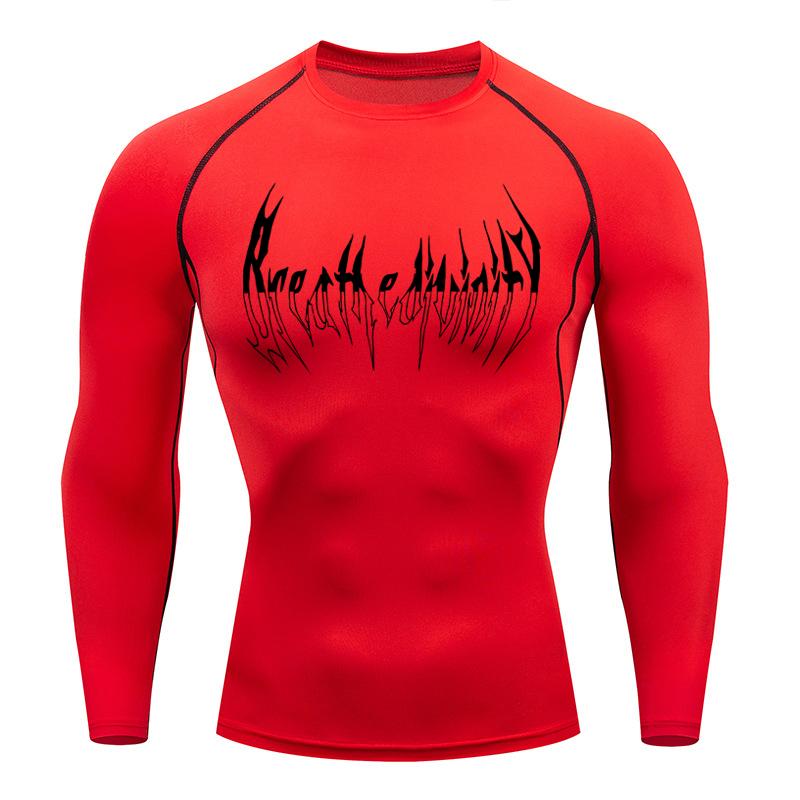 Herren Enges T-Shirt Laufen Sport Fitness Training Essentielle Sportbekleidung Schnelltrocknend Fitness Eng Sportbekleidung