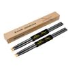 Donner Drumsticks, Set of 2, 5A Maple Wood, Practice Pad, Snare Drum, Percussion Sticks, with Storage Case, Black, Christmas, Birthday Gift