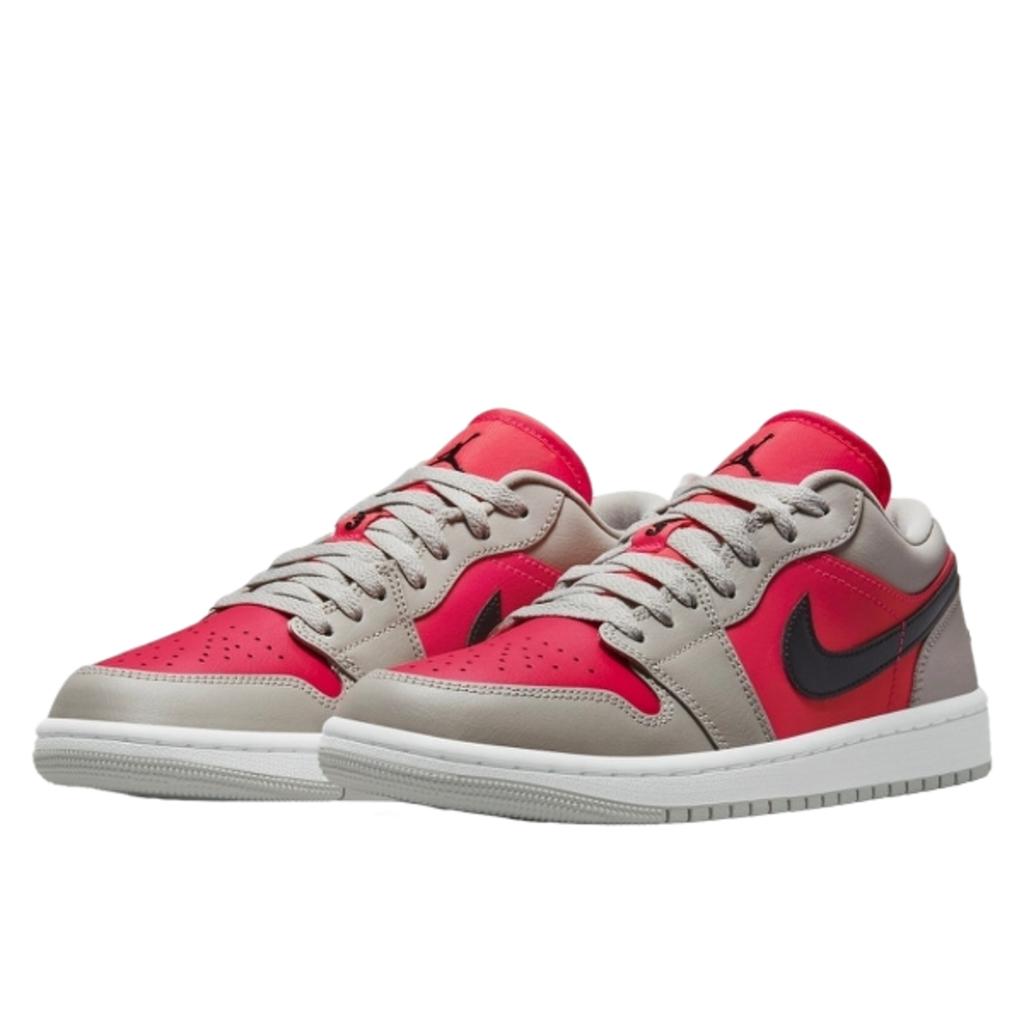 Air Jordan 1 Retro Low Light Iron Ore Siren Red