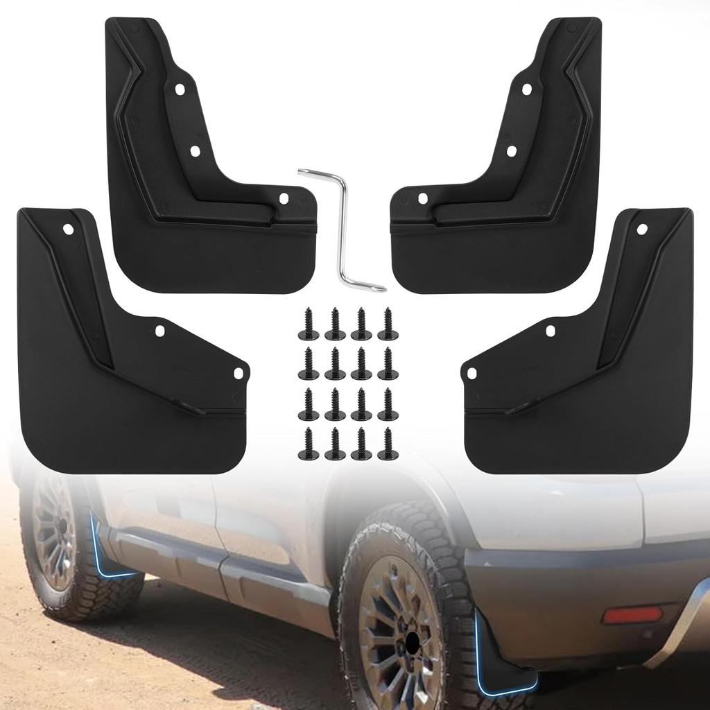 Mud Flaps Compatible with F150 (2WD/4WD) 2021-2025 Accessories, MudGuards for Truck Splash Guards Fenders 2PCS Mudflaps