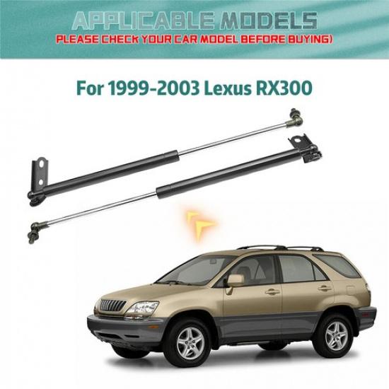 2x Hood Lift Supports Gas Spring Shock Struts For Lexus RX300 1999-2003 US