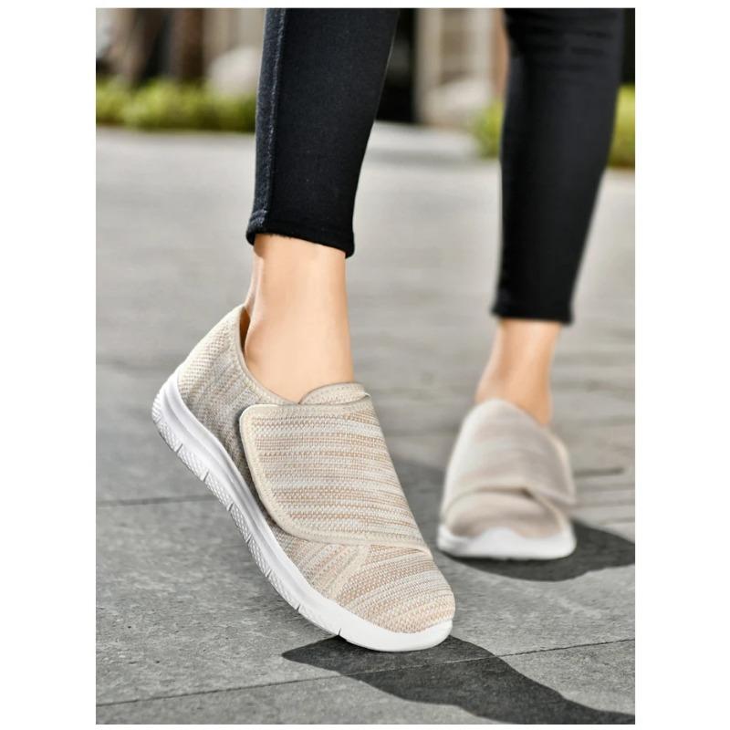 Women Orthopedics Wide Feet Swollen Walking Casual Shoes Thumb Eversion Adjusting Soft Comfortable Diabetic Man Shoes Big Size