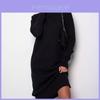 Elegant Knit Sweater Dress For Women With High Collar And Long Sleeves Perfect For Fall Winter Fashion