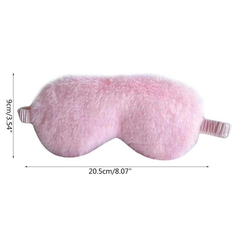 Durable And Safe Sleeping Mask Sleeping Blindfold Soft Plush Eye Masks Cute Love Cloud Eye Cover Plush Mask Eyepatch Nap Health Eye Cover