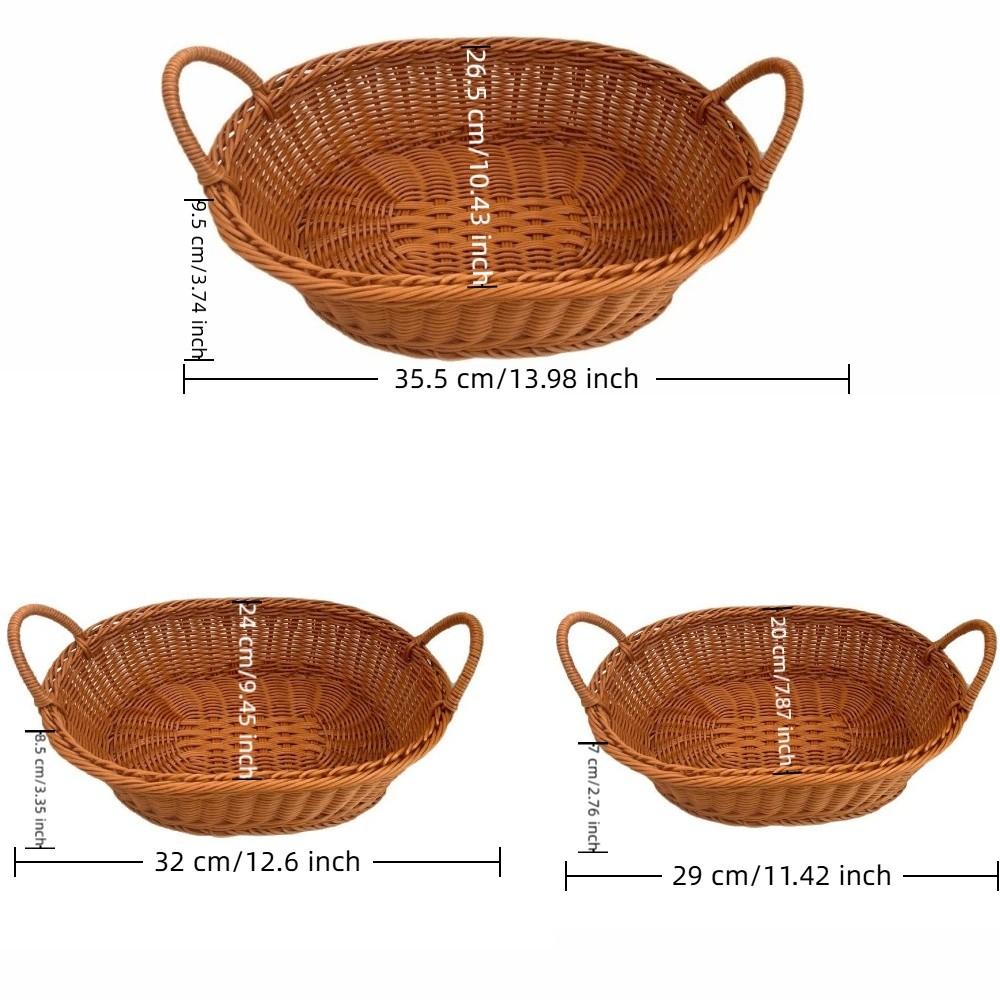 Large Capacity Flower Basket Handmade Fruit Basket Handwoven Storage Basket  Flower Arrangement