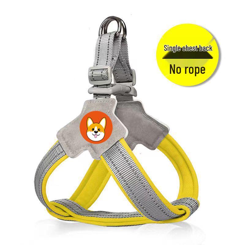 Breathable Vest-Style Dog Harness and Leash for Small To Medium Breeds Like Shiba Inu, Corgi, and Teddy