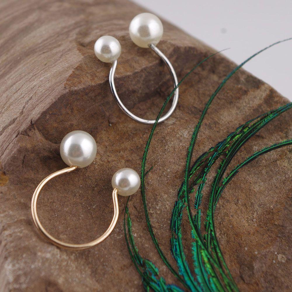 Shoot Imitation Pearl Adjustable Size Party Jewelry Opening Ring Fashion Accessories Finger Ring