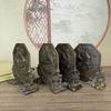 Bronze Four Beasts Eight Trigrams Qinglong White Tiger Zhuque Xuanwu Decorative Crafts Home Office Ornaments