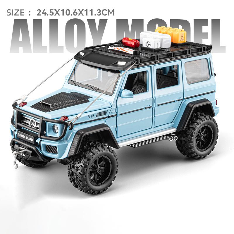 1:24 Benz G550 Coca Cola Off Road SUV Alloy Metal Diecast Model Car Home Decoration & Computer Desktop Ornaments Holiday Present