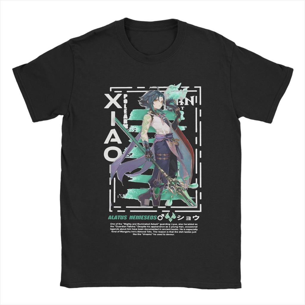 Vintage Genshin Impact Albedo Tshirts Unisex Unisex O Neck 100 Cotton T Shirts Anime Game Tee Shirt Gift Idea Clothing