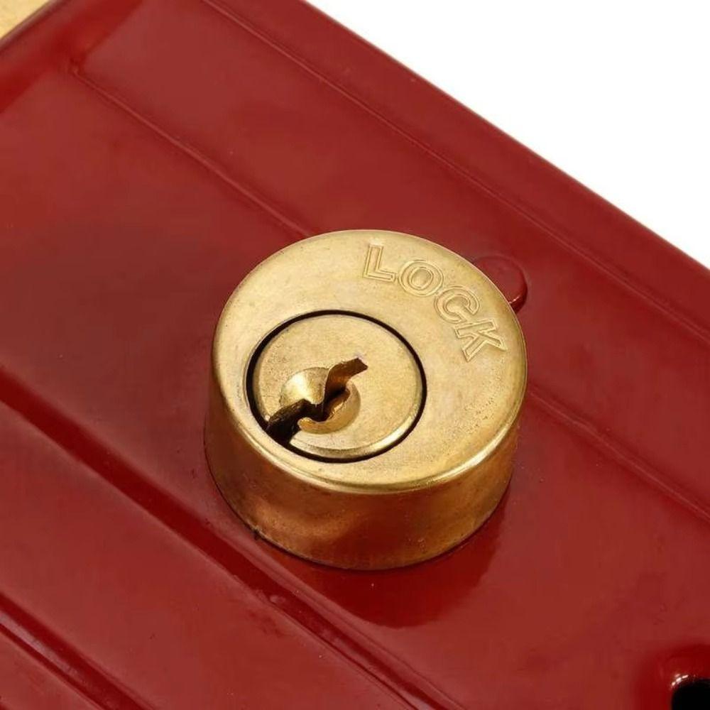 Single Cylinder Heavy Duty Lock Iron Insurance Lock Replacement Security Door Lock  Exterior Door